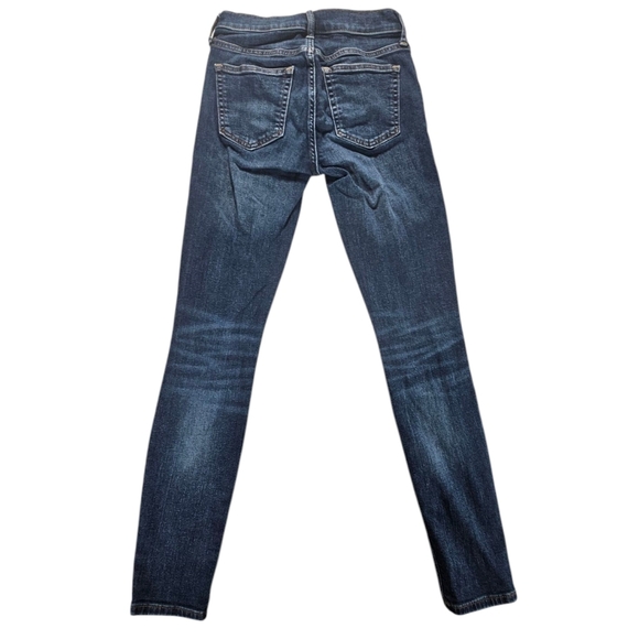 GAP Blue Skinny Jeans with Stretch and Vintage Wash Size 24 - Picture 2 of 5